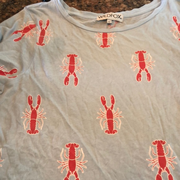 Wildfox Lobster Print Tee - Picture 4 of 4